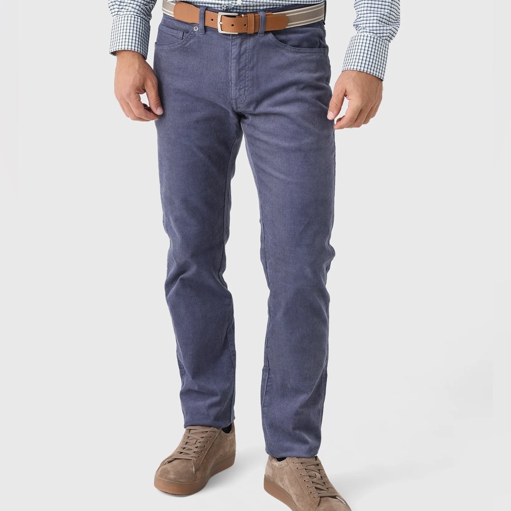 Peter Millar Navy Corduroy Trousers